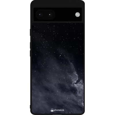 Google Pixel 6a Case Hülle - Silikon schwarz Black Sky Clouds