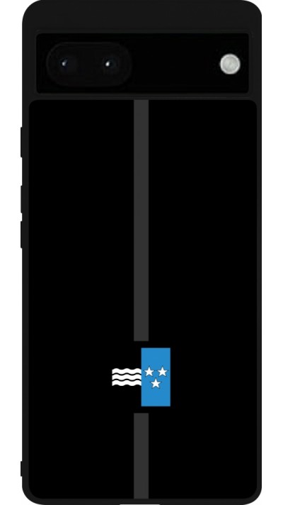 Coque Google Pixel 6a - Silicone rigide noir Canton AG noir