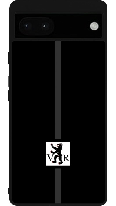 Google Pixel 6a Case Hülle - Silikon schwarz Kanton AR schwarz