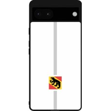 Google Pixel 6a Case Hülle - Silikon schwarz Kanton BE weiss