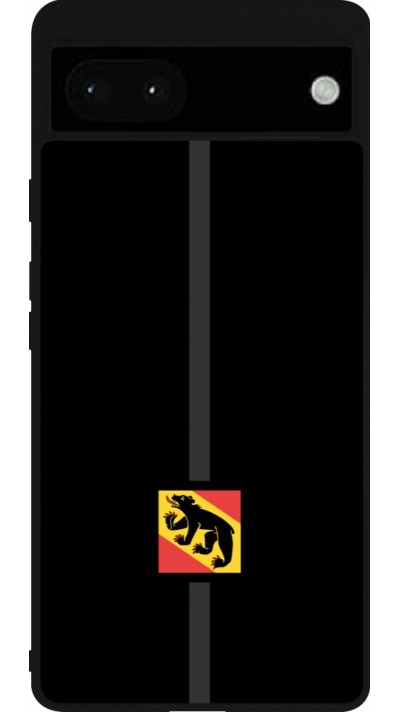 Google Pixel 6a Case Hülle - Silikon schwarz Kanton BE schwarz