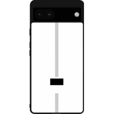 Google Pixel 6a Case Hülle - Silikon schwarz Kanton FR weiss