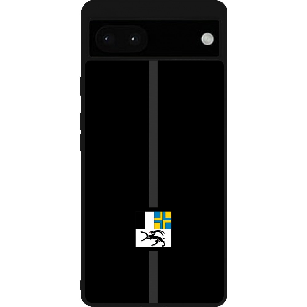Google Pixel 6a Case Hülle - Silikon schwarz Kanton GR schwarz