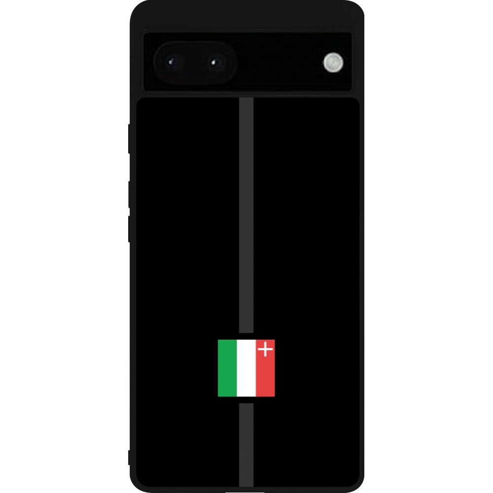 Google Pixel 6a Case Hülle - Silikon schwarz Kanton NE schwarz