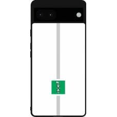 Google Pixel 6a Case Hülle - Silikon schwarz Kanton SG weiss