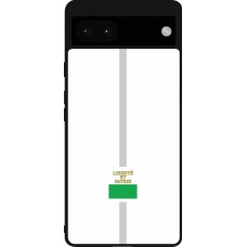 Google Pixel 6a Case Hülle - Silikon schwarz Kanton VD weiss