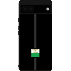 Coque Google Pixel 6a - Silicone rigide noir Canton VD noir
