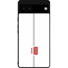 Coque Google Pixel 6a - Silicone rigide noir Canton VS blanc
