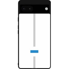 Google Pixel 6a Case Hülle - Silikon schwarz Kanton ZG weiss