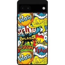 Google Pixel 6a Case Hülle - Silikon schwarz Cartoons slogans
