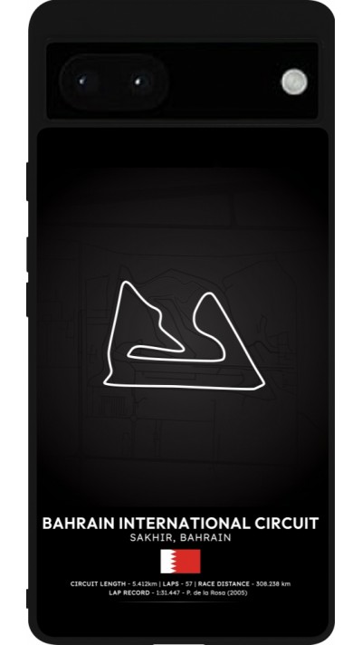 Coque Google Pixel 6a - Silicone rigide noir F1 Track 2025 Bahrain