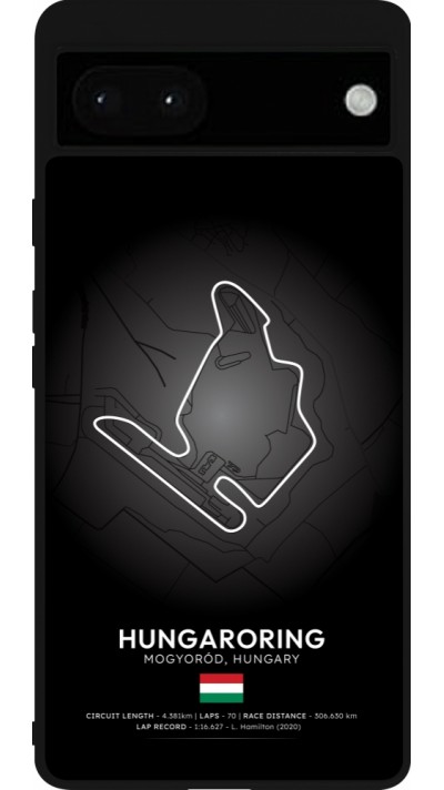Coque Google Pixel 6a - Silicone rigide noir F1 Track 2025 Hungary