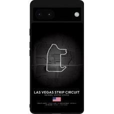 Google Pixel 6a Case Hülle - Silikon schwarz F1 Track 2025 Las Vegas
