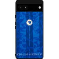 Google Pixel 6a Case Hülle - Silikon schwarz Bosnien und Herzegowina 2026 personalisierbares Fussballtrikot