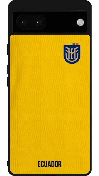 Google Pixel 6a Case Hülle - Silikon schwarz Ecuador 2022 Fußballtrikot