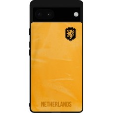 Google Pixel 6a Case Hülle - Silikon schwarz Holland 2022 personalisierbares Fußballtrikot