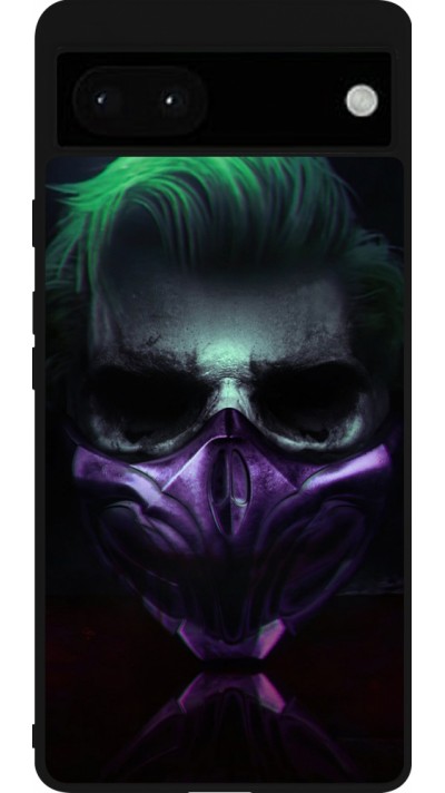 Coque Google Pixel 6a - Silicone rigide noir Halloween 20 21