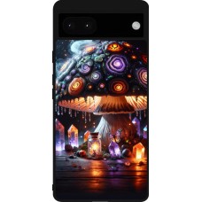 Google Pixel 6a Case Hülle - Silikon schwarz Halloween Zaubertrank Magie