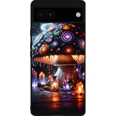 Google Pixel 6a Case Hülle - Silikon schwarz Halloween Zaubertrank Magie