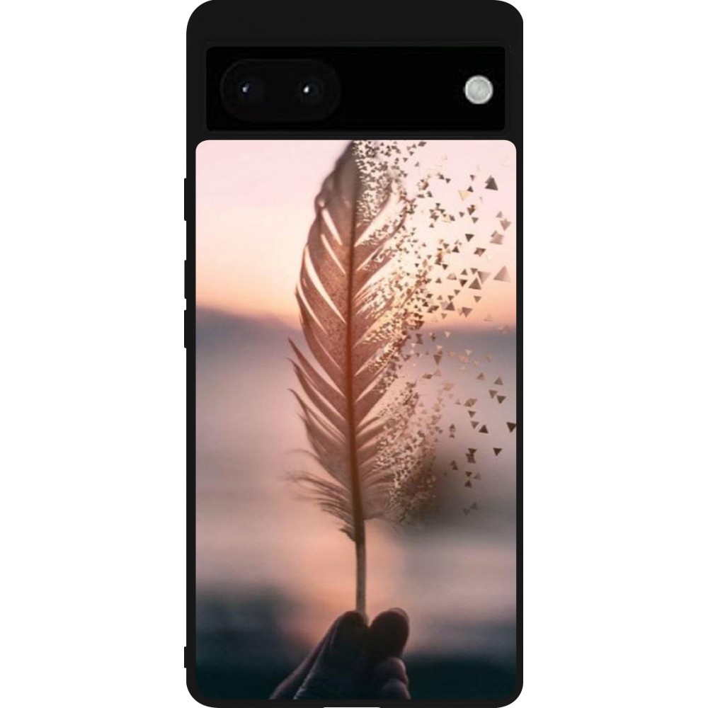 Google Pixel 6a Case Hülle - Silikon schwarz Hello September 11 19