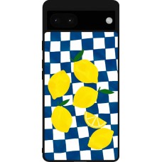 Coque Google Pixel 6a - Silicone rigide noir Illustration lemons 2026