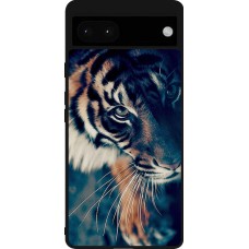 Google Pixel 6a Case Hülle - Silikon schwarz Incredible Lion