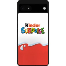 Google Pixel 6a Case Hülle - Silikon schwarz Kinder Surprise