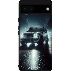 Coque Google Pixel 6a - Silicone rigide noir Mercedes G AMG Night