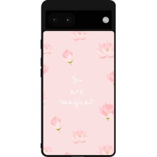 Google Pixel 6a Case Hülle - Silikon schwarz Mom 2023 your are magical