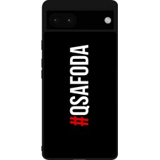 Coque Google Pixel 6a - Silicone rigide noir Qsafoda 1