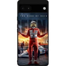 Google Pixel 6a Case Hülle - Silikon schwarz Senna The King of Rain