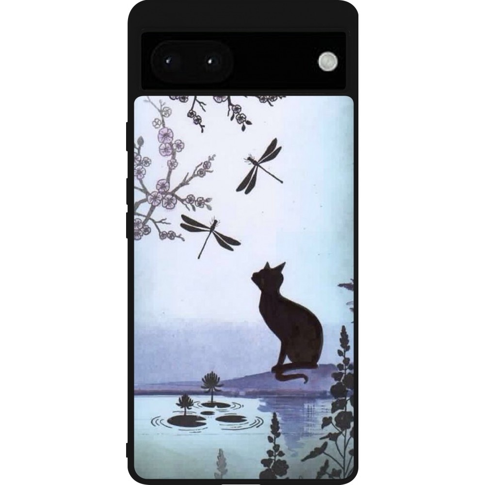 Google Pixel 6a Case Hülle - Silikon schwarz Spring 19 12