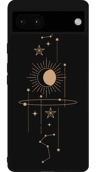 Google Pixel 6a Case Hülle - Silikon schwarz Spring 23 astro