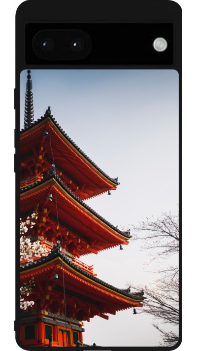 Google Pixel 6a Case Hülle - Silikon schwarz Spring 23 Japan