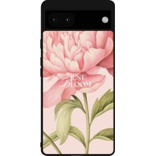 Google Pixel 6a Case Hülle - Silikon schwarz Just Bloom Spring 2026
