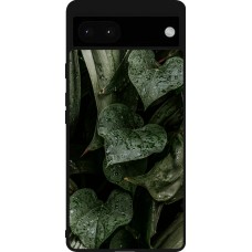 Coque Google Pixel 6a - Silicone rigide noir Spring 23 fresh plants