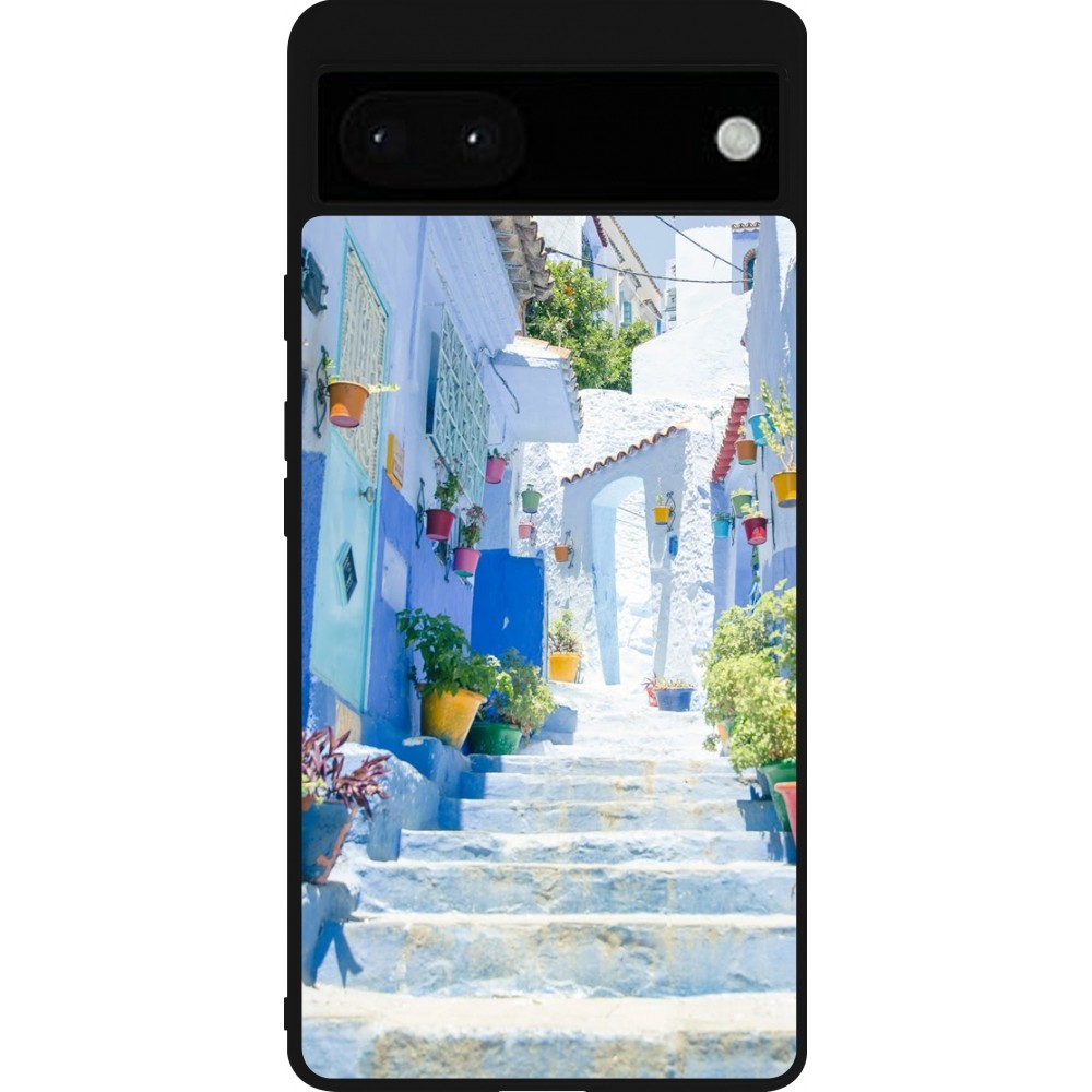 Google Pixel 6a Case Hülle - Silikon schwarz Summer 2021 18