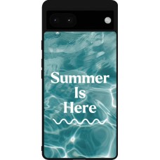 Coque Google Pixel 6a - Silicone rigide noir Summer 2025 Summer is here