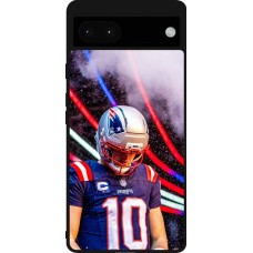 Coque Google Pixel 6a - Silicone rigide noir Super Bowl 26 Patriots 3