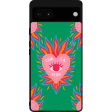 Google Pixel 6a Case Hülle - Silikon schwarz Viva la vida 2026