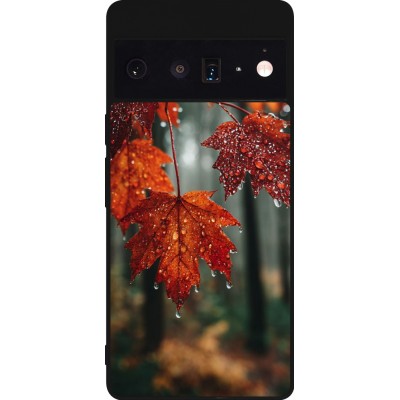 Google Pixel 6 Pro Case Hülle - Silikon schwarz Autumn 25 Rain