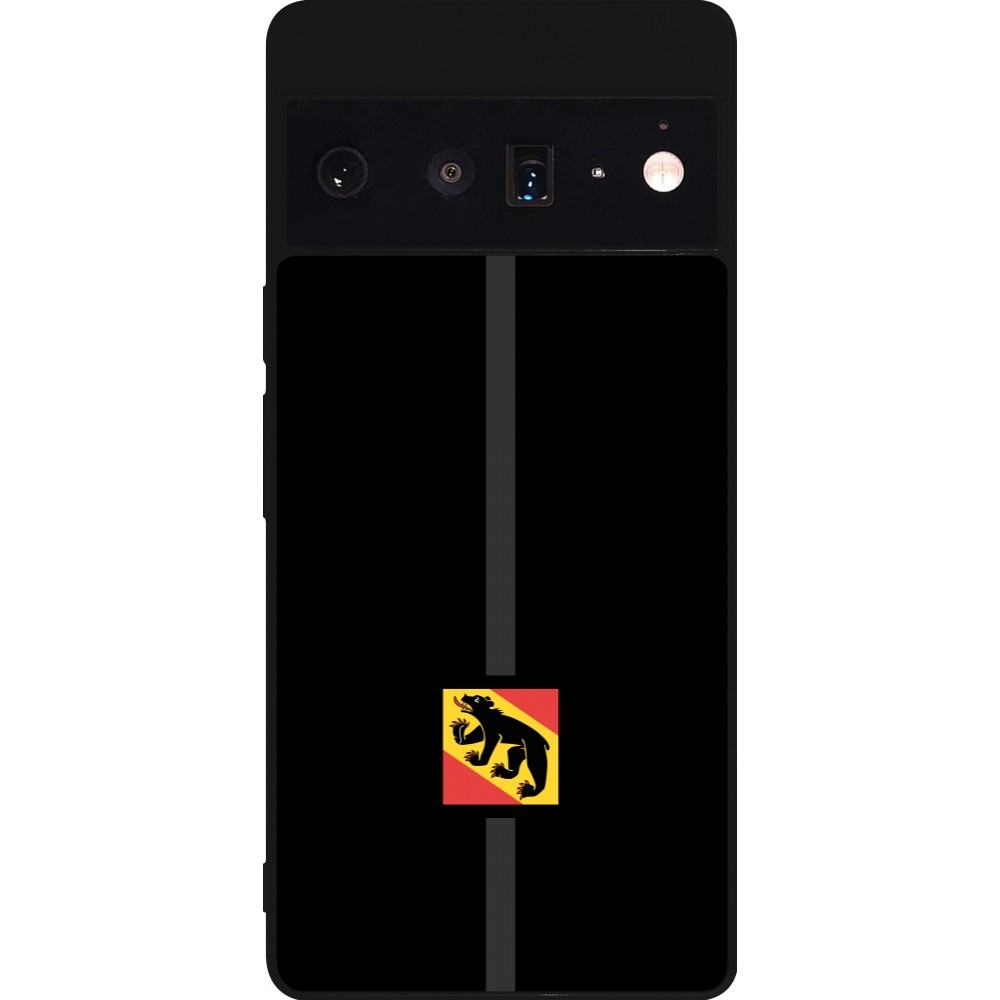 Coque Google Pixel 6 Pro - Silicone rigide noir Canton BE noir