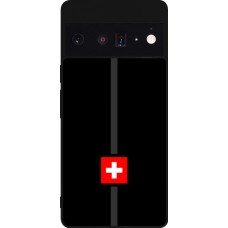 Coque Google Pixel 6 Pro - Silicone rigide noir Canton CH noir