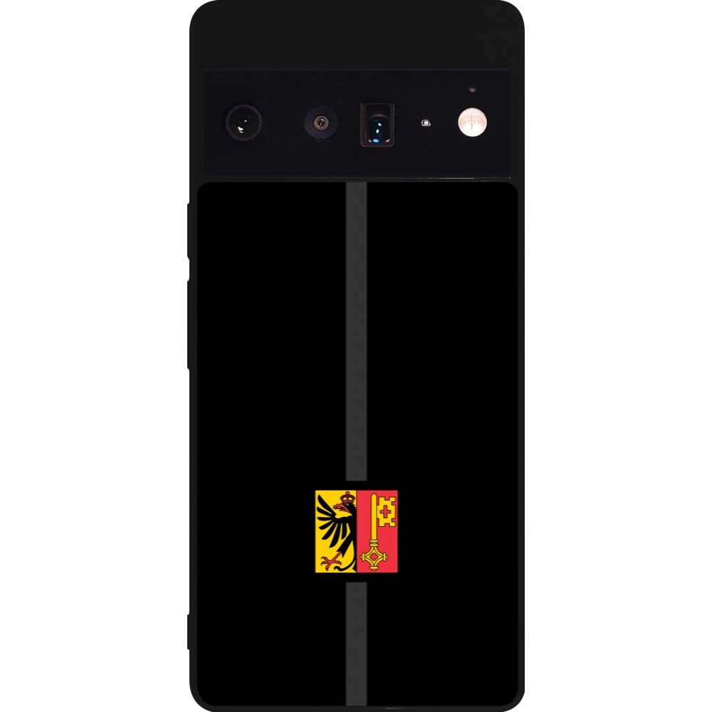 Coque Google Pixel 6 Pro - Silicone rigide noir Canton GE noir