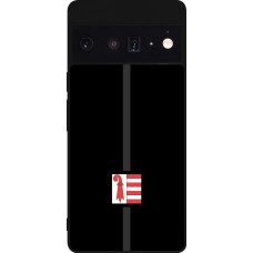 Coque Google Pixel 6 Pro - Silicone rigide noir Canton JU noir