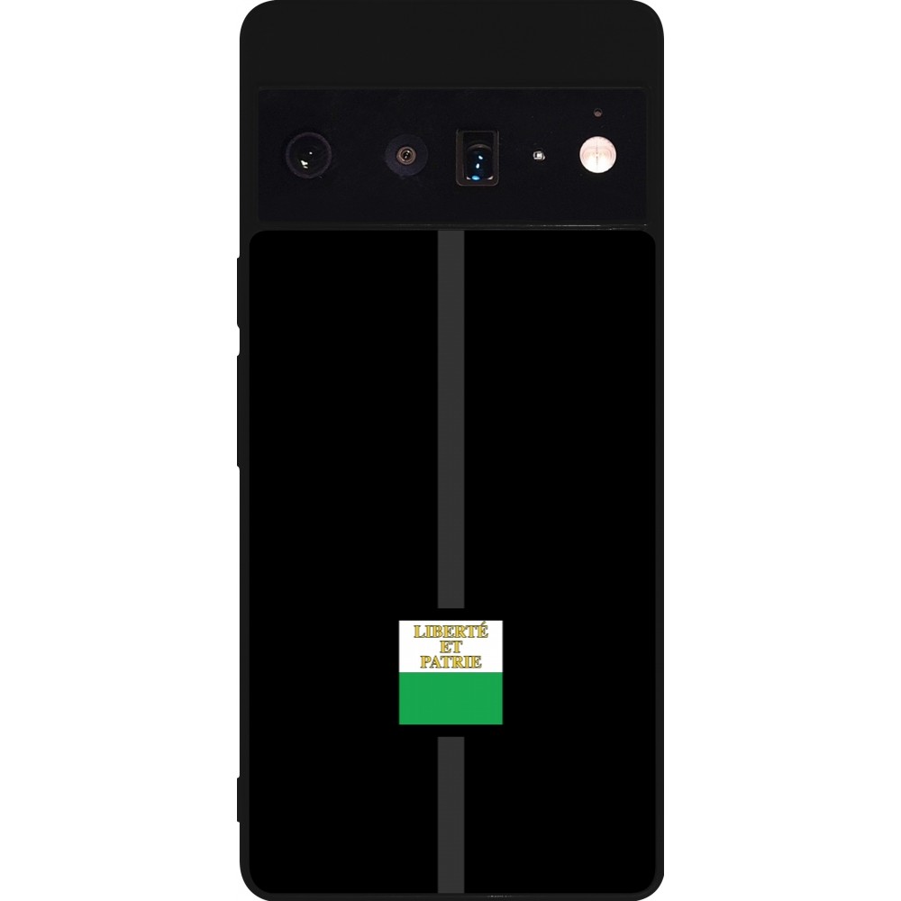 Google Pixel 6 Pro Case Hülle - Silikon schwarz Kanton VD schwarz