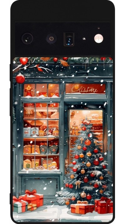 Coque Google Pixel 6 Pro - Silicone rigide noir Christmas 25 Xmas Shop