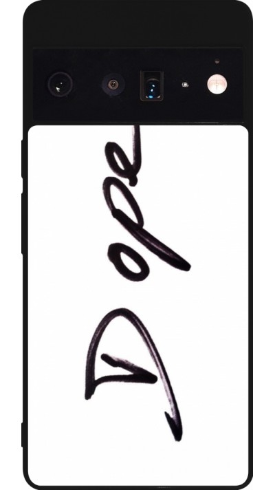 Google Pixel 6 Pro Case Hülle - Silikon schwarz Dope