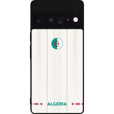 Coque Google Pixel 6 Pro - Silicone rigide noir Maillot de football Algérie 2026 personnalisable