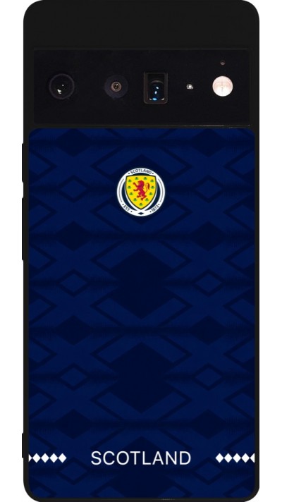 Coque Google Pixel 6 Pro - Silicone rigide noir Maillot de football Ecosse 2026 personnalisable